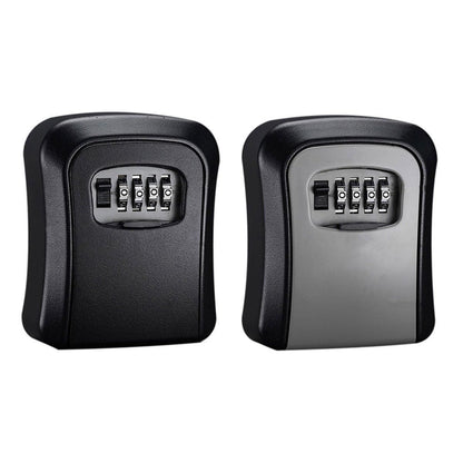Combination Key Box with Combination Lock for Home Office Security Storage - Black
