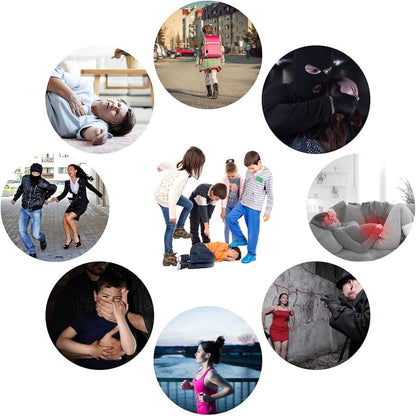Rechargeable personal safety alarm suitable for walking, travelling, running, students, seniors and emergency situations